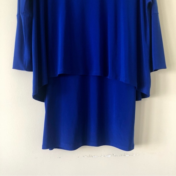 Joseph Ribkoff Royal Sapphire Blue Layered Dress Size 8 - Picture 5 of 8